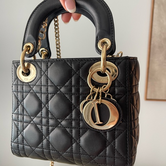Lady Dior Mini Black - Picture 8 of 9